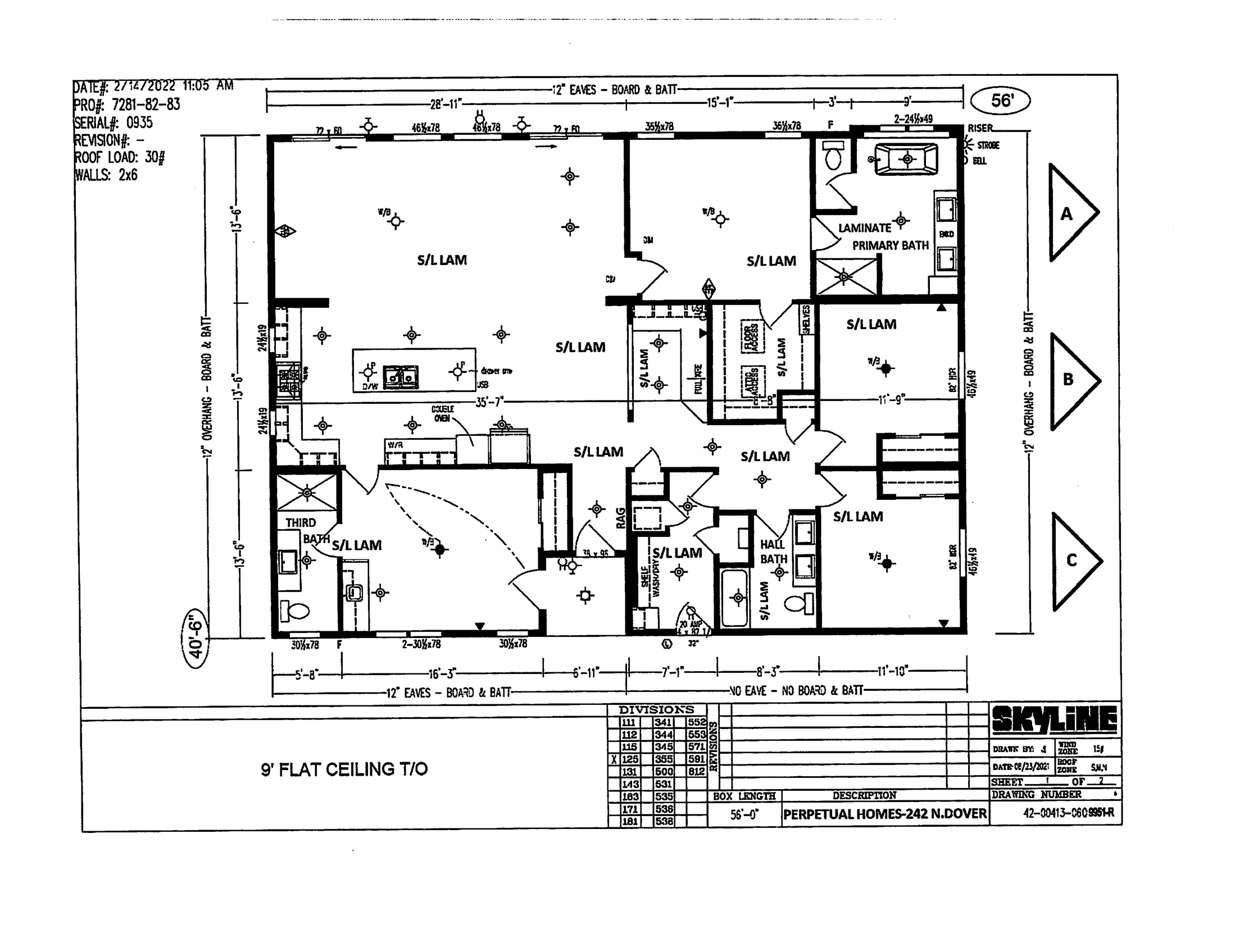 Carrington- junior suite floor plan home features