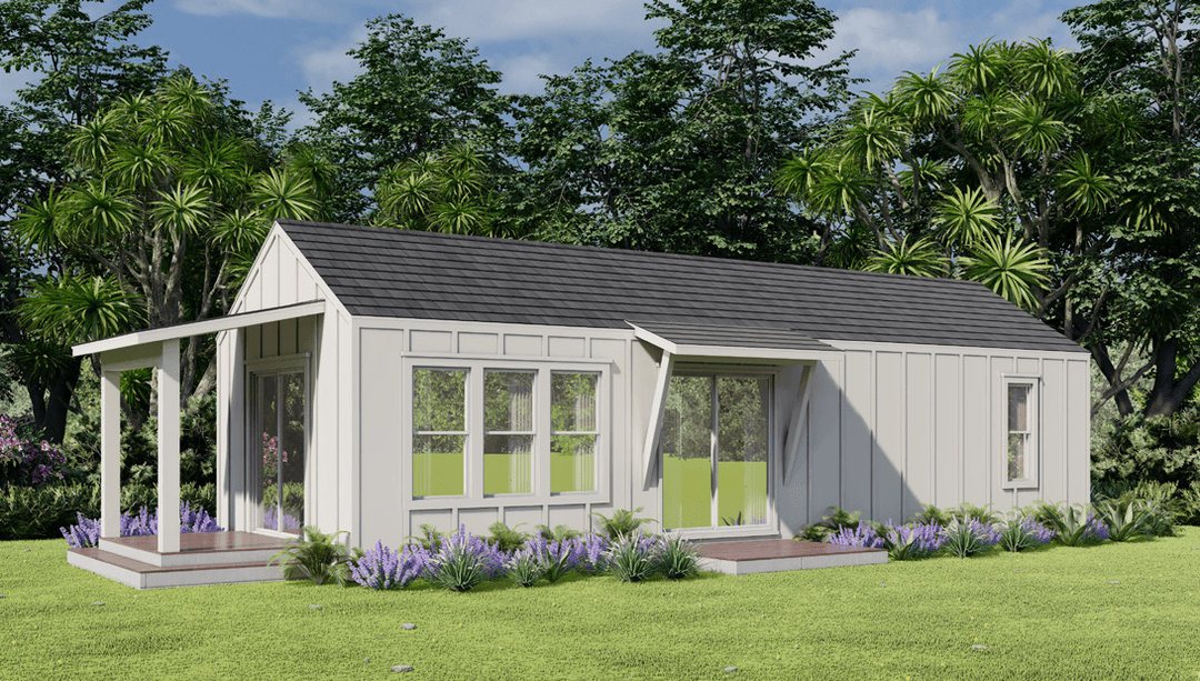 The monterey elevation and exterior home features