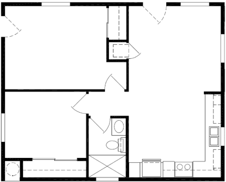 The dunsmuir floor plan home features