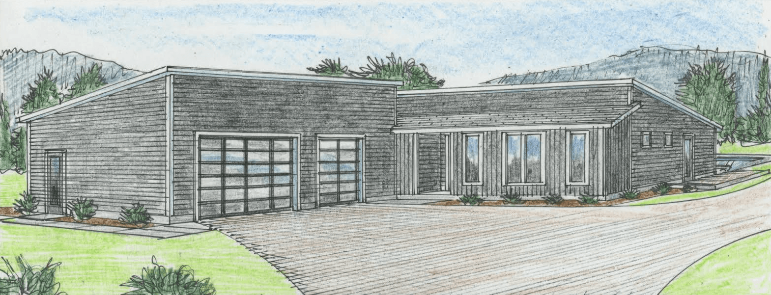 Carrington elevation home features