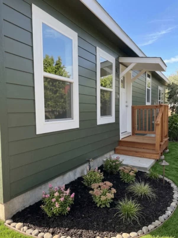 The benicia exterior home features