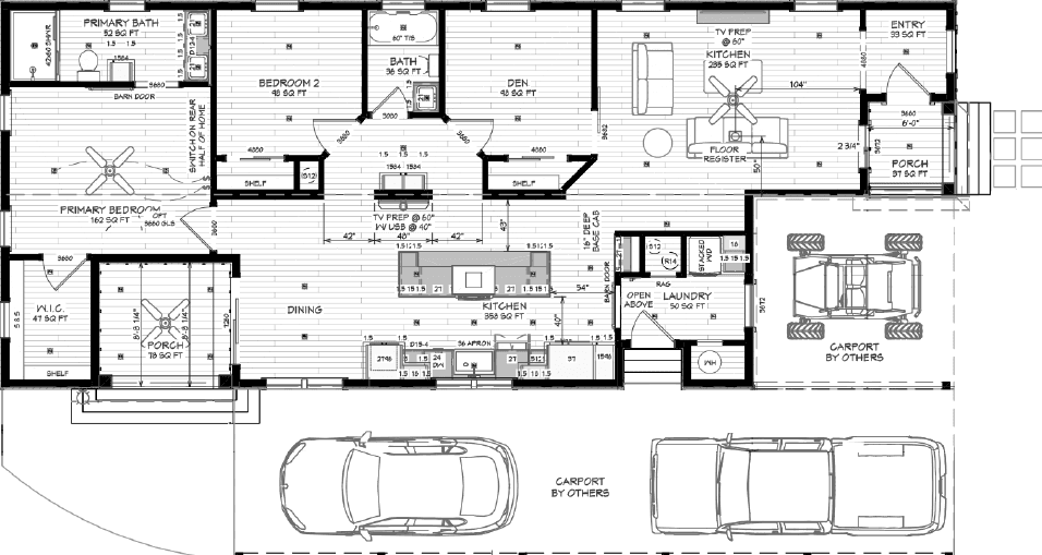 The healdsburg floor plan home features