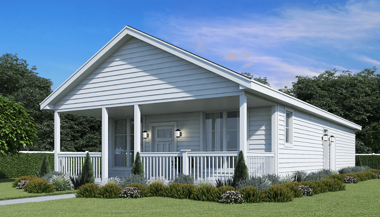 The sonoma elevation and exterior home features