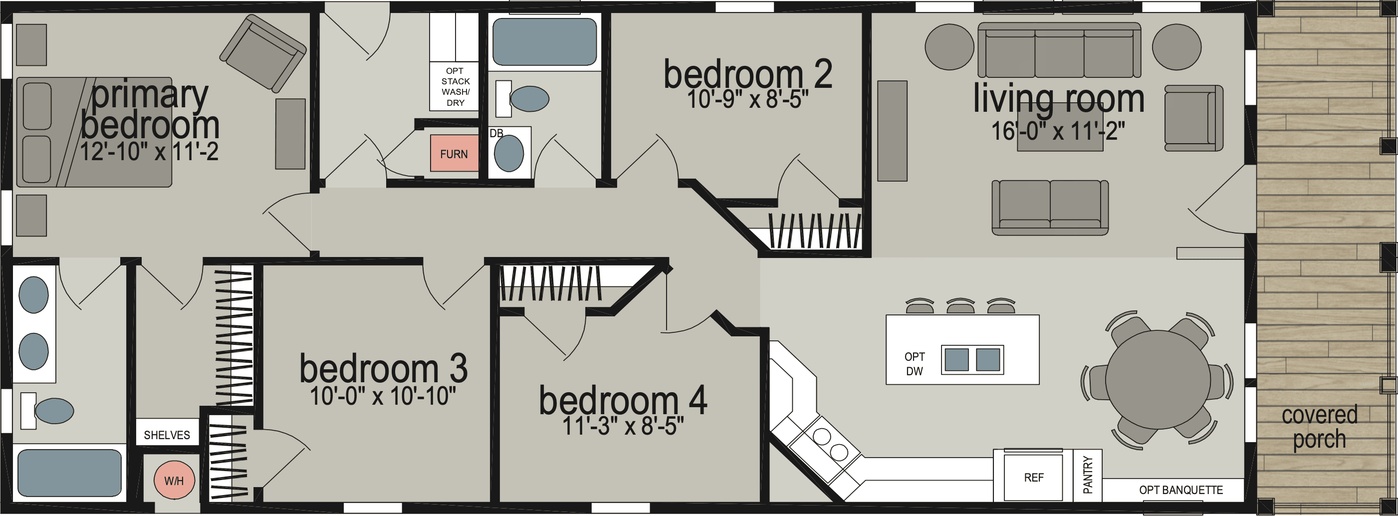 Rio vista floor plan and hero home features