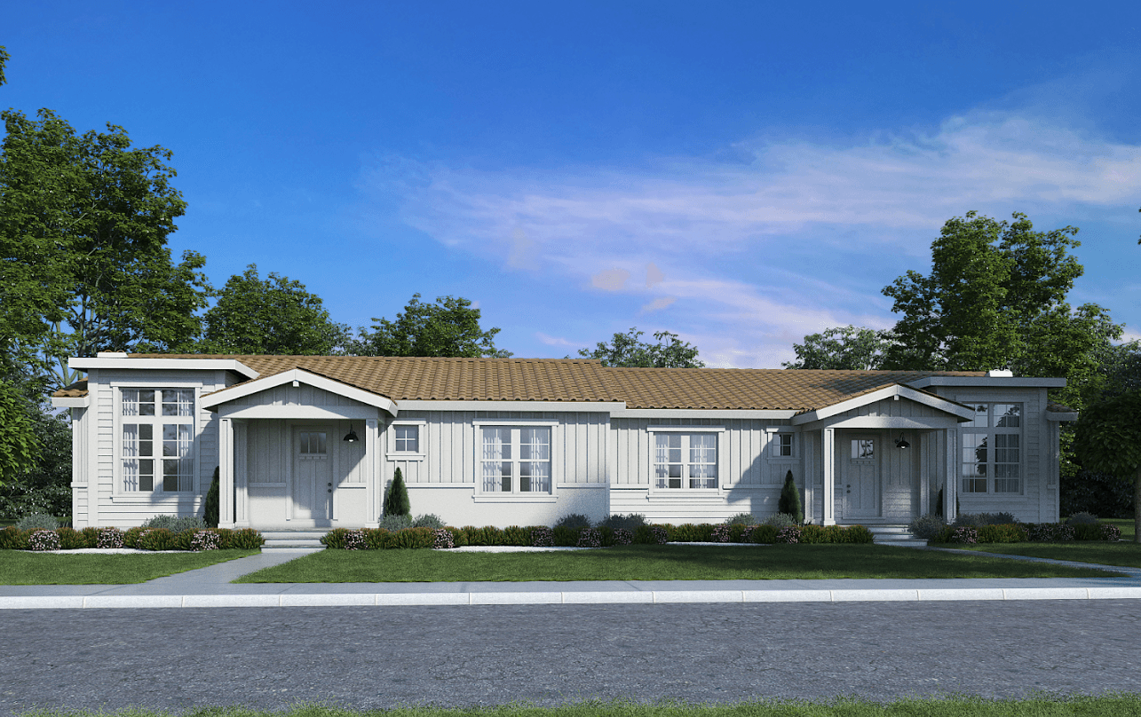 The glacier elevation home features