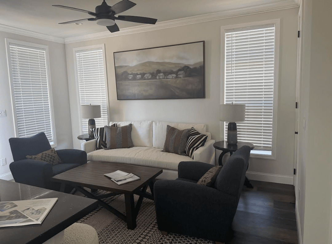 The healdsburg interior home features