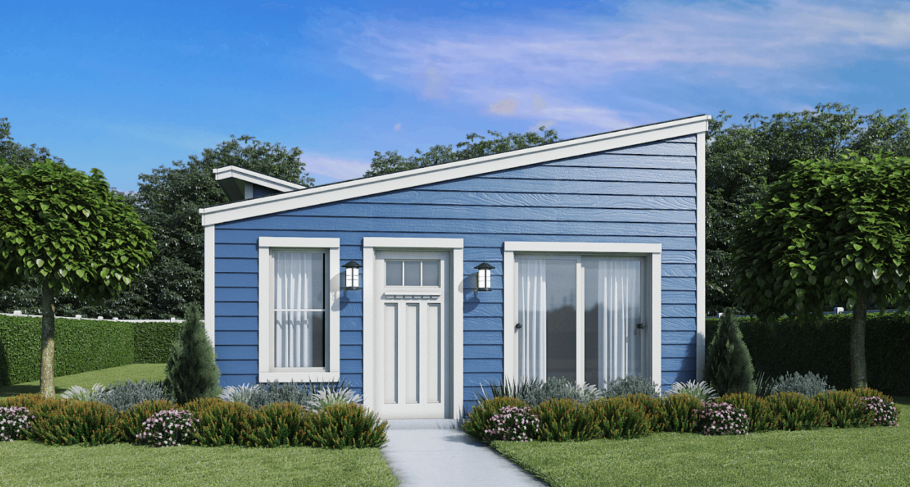 The danville elevation home features