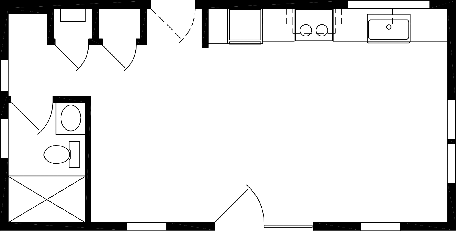 The belmont floor plan home features