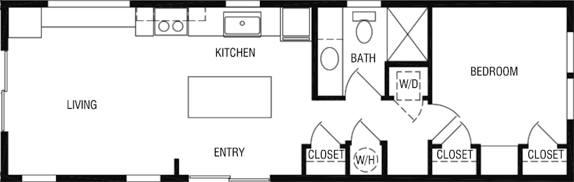 The monterey floor plan home features